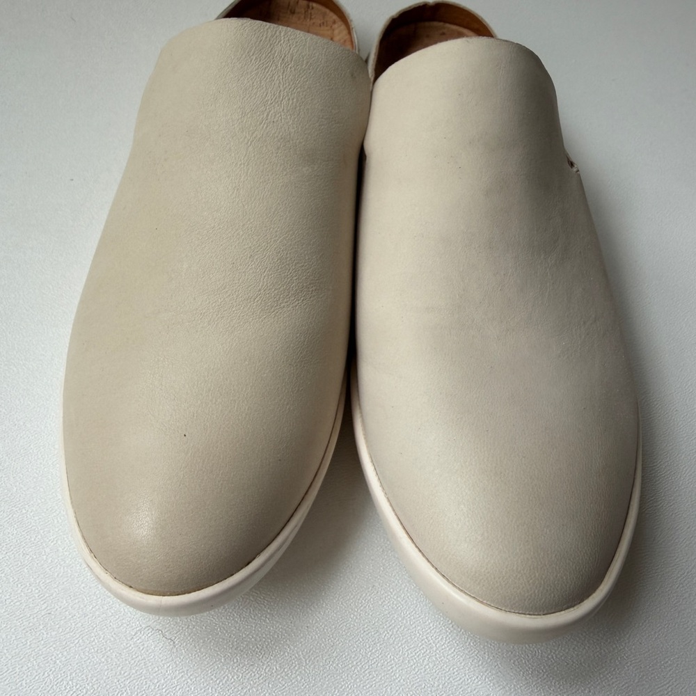 Kork Ease Phoebe Mules Slip-On Loafers Size 6M Cream - Picture 2 of 7